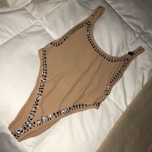 One piece bathing suit